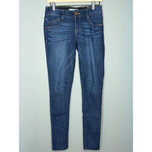 Wit & Wisdom Women's 2 Ab Solution Low-rise Denim Jegging Skinny Leg